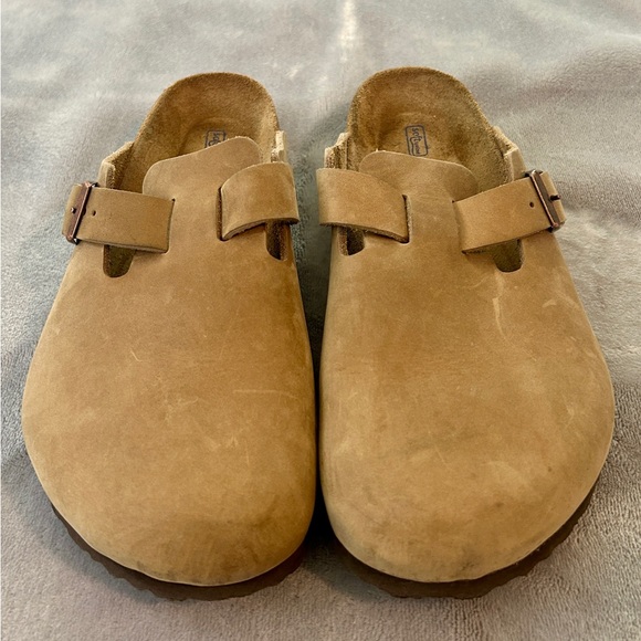 Birkenstock Women’s Suede Boston Clogs - Picture 2 of 10